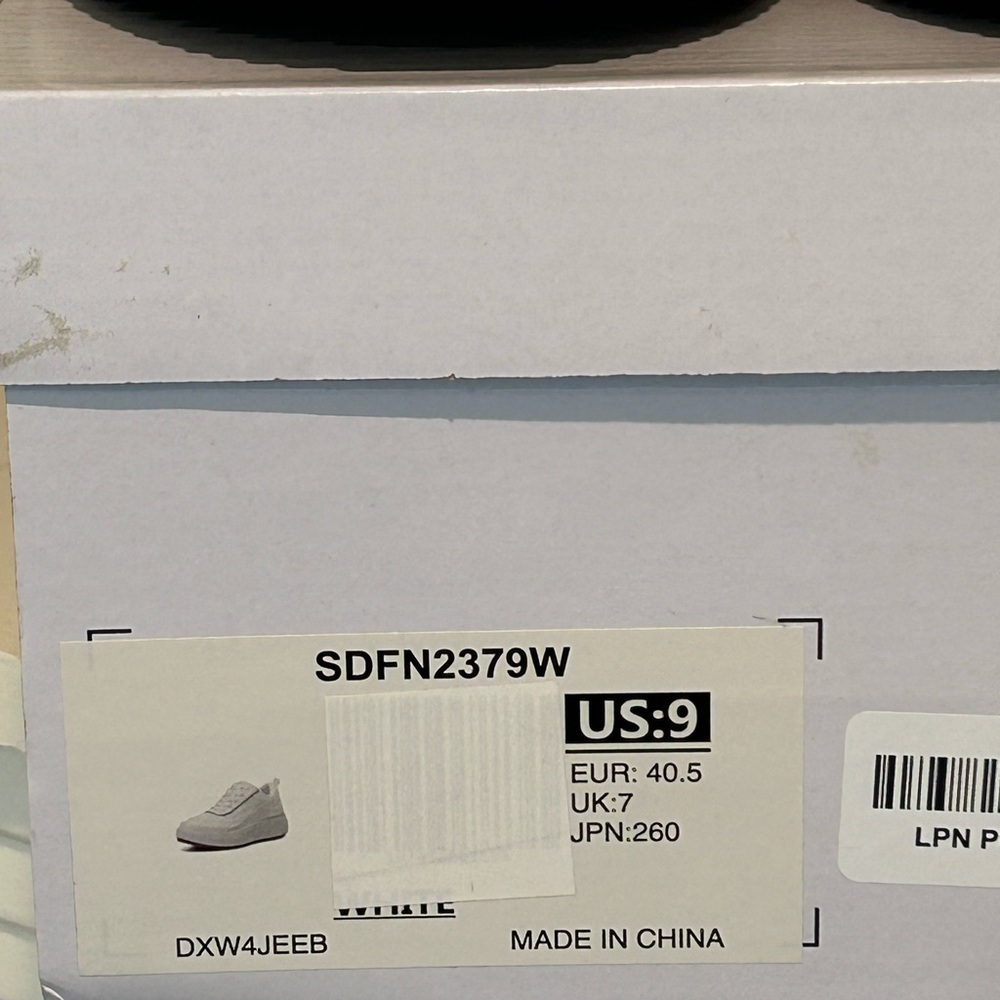 Dream Pairs Women's White Lace Up Platform Sneakers Shoes Size 9 - Picture 7 of 10